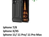 For Apple iPhone 7/8/X/XS/11/11 Pro/ 11 Pro Max Case Black Luxury Armor Shockproof Hybrid Case