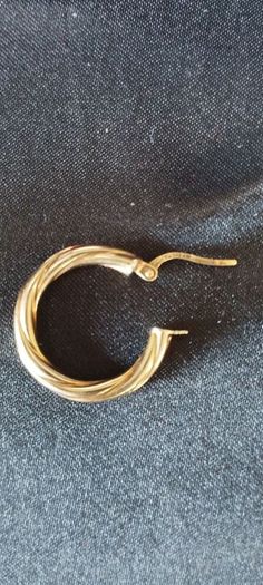 9ct gold hoop earrings