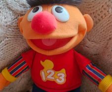 Sesame Street talking Ernie, soft toy. 123 little duckies.