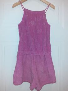 girls towel playsuit