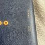 Navy and yellow celine wallet Image 8