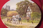 Vintage Wall Plaque / Plate   X 6