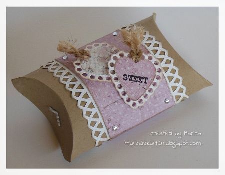 Make Your Own Favour Boxes! Pillow Box Punch Board