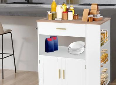 Kitchen Trolley Cabinet on Wheels