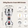 Stainless Steel  Electric Grain Mill Grinde High Speed 1500W Powder Machine Image 7