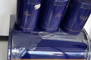 New vintage retro bread bin and 3 new cannisters from  80's in wrapping