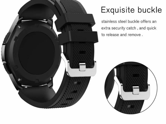 Silicone Band Strap For 22mm Samsung Galaxy Watch 3 45mm 46mm Gear S3 Frontier