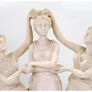 Vintage Italian Cast Alabaster Sculpture Three Graces H 28 cms Image 7