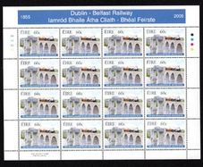 2005 Ireland World Dublin-Belfast Railway Commemorative Stamp Sheetlet Plate 1A1A1A1A Mint Never Hinged (MNH).