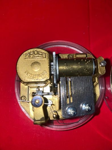 antique mapsa musical box Swiss musical movement