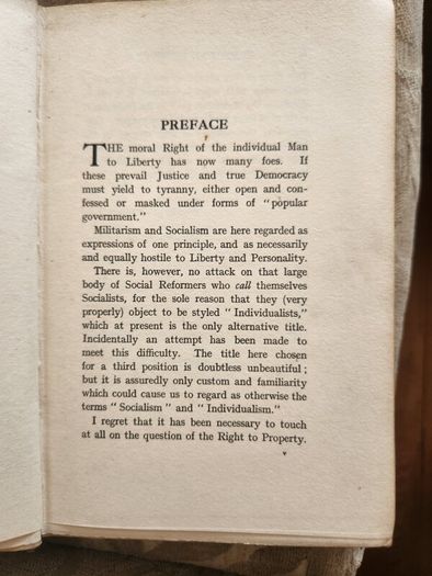 Personal Liberty. The Great Question Of To-day  By E. F. B.fell . First Edition 1917 Hardback In Good Condition. See Photos For Same.