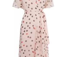 New Without Tags Karen Millen Royal Ascot Polka Dot Midi Dress RRP 270