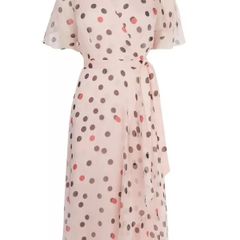 New Without Tags Karen Millen Royal Ascot Polka Dot Midi Dress RRP 270