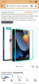iPad 9th gen screen protector