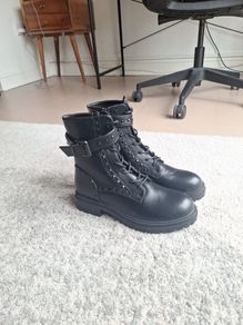 Black ankle boots bnwt
