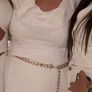 Mango White 100% Cotton Ruffle V-Neck Sleeveless Top - Size Medium. Image 9