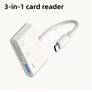 3-in-1 USB-C SD Card Reader with Dual Slots & USB-C Port - Compatible with Mac, MacBook Pro/Air/Mini, Android, and More Image 2