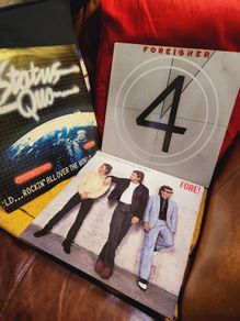 Vinyl Records Foreigner, Huey Lewis, Status Quo