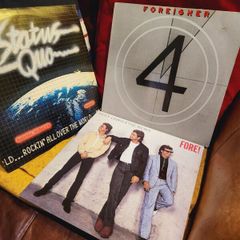 Vinyl Records Foreigner, Huey Lewis, Status Quo