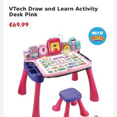 Vtech pink desk