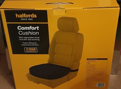 Halfords Comfort Cushion Car Seat Pad
