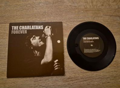 The Charlatans - Forever 7" Rare Vinyl with Poster