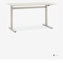 Gas standing desk LUNDTOFT 70x130 beige Image 2