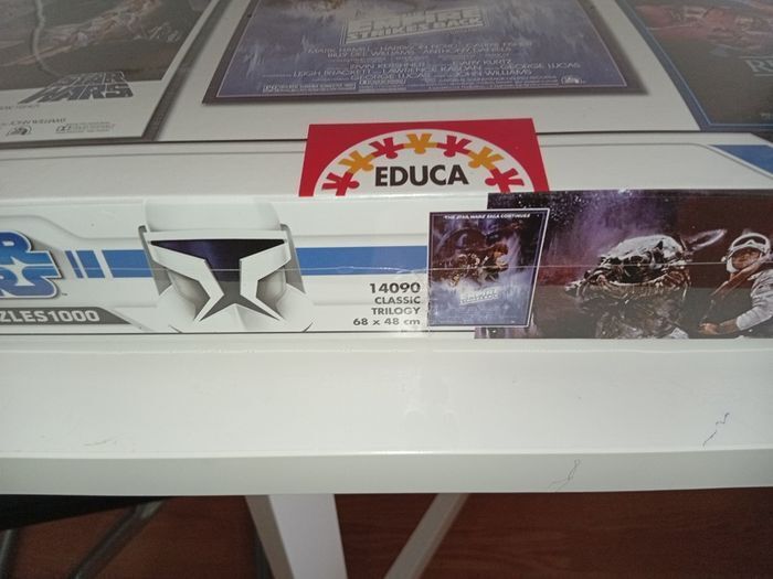 Rare 3 x 1000 Educa Star Wars Classic Trilogy 2008 Puzzle sealed