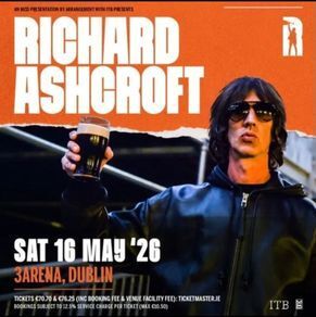2 x Richard Ashcroft standing tickets