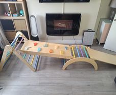 kids obstacle course wooden