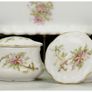 Vintage Limoges France Porcelain Vanity Tray & Ring Holder Pair Trinket Boxes Image 3