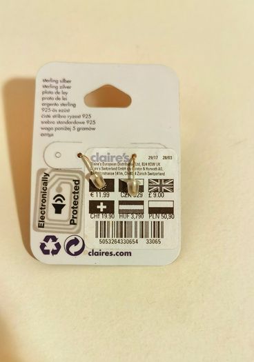 Claire's Silver 925 Earrings