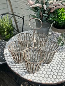 Vintage Hanging Candle Holders /