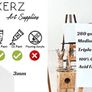 20x25cm Canvas Panels 12pcs 280GSM/ Artist Canvas Board 100% Cotton 0.3cm Thinkness/ Blank/ Triple Primed/ Acid Free/ Medium Grain Image 6