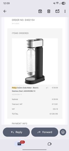 philips GoZero soda maker