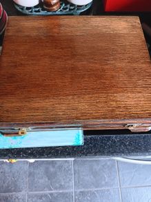 Antique wooden box