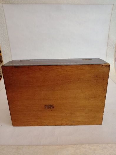 Vintage Spanish Lacquered Inlay Marquetry Mosaic Storage Box