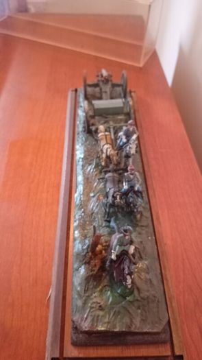 American Civil War,Artillery Diorama in Display case