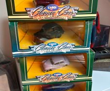 Collection of 4 Corgi Classic Cars die-cast models