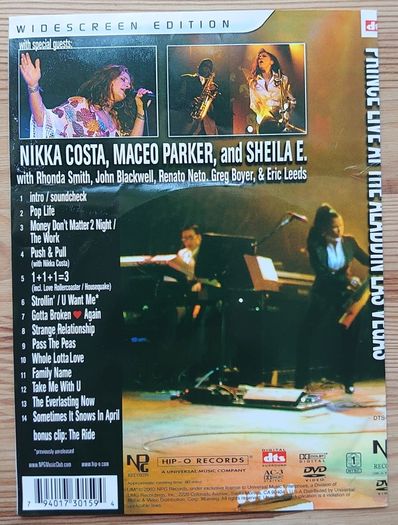 Prince Live At The Aladdin Las Vegas - DVD