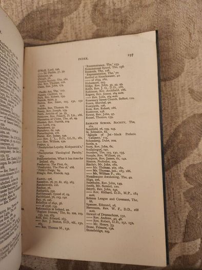 History of the Irish Presbyterian Church by T HamiltonD.D. Printed By T &T. Clark Edinburgh.  1887 paperback  In Good Condition.
