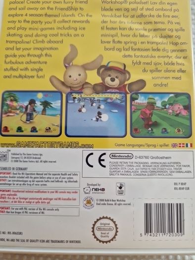 Build a Bear Workshop A friend fur all seasons Nintendo Wii Games Original