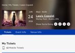 Lewis Capaldi Tickets x2