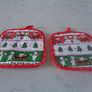Christmas Quilted Pot Holders x 2 for Sale Image 4