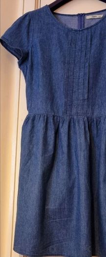 Oasis Harriet Denim Dress S 16