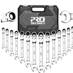 14PCS Keys Set Multitool Wrench Ratchet Spanners Universal Wrench for Car Repair