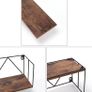 3 Pack Floating Shelves Rustic Wooden Wall Shelf for Bathroom Bedroom Office Kitchen (FREE POSTAGE) Image 7