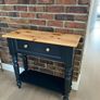 Console table - Hall table refurbished solid pine Image 2