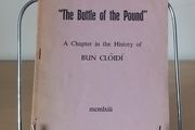 The Battle of the Pound by Rev. Seamus de Val 1963 booklet Bunclody Wexford Private Press FREEPOST
