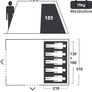 Tent Bora 5 Person Tunnel Tent Family Tent Standing Height Floor Pan Waterproof 5000mm Canopy Image 5